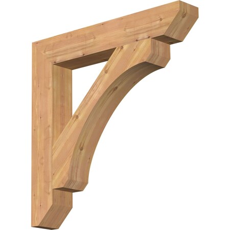 Ekena Millwork Legacy Slat Smooth Bracket, Western Red Cedar, 5 1/2"W x 36"D x 36"H BKT06X36X36LEC06SWR